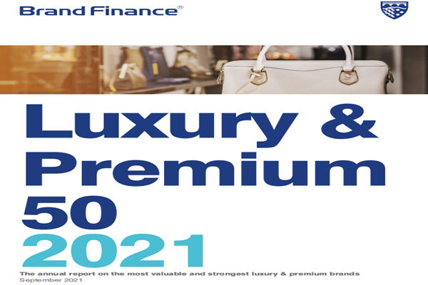 Brand Finance:2021年奢侈和高端品牌排行榜.pdf(附下載)