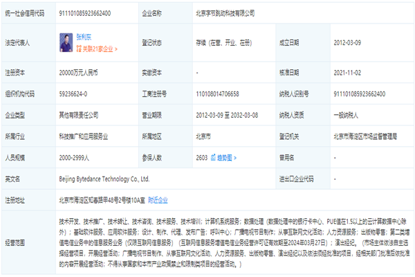 張一鳴卸任字節跳動法人及執行董事!張利東接任!張利東簡介