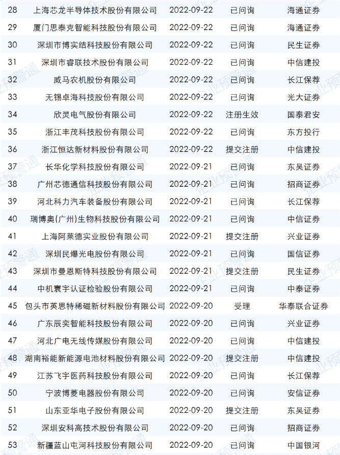 ipo最新排隊名單
